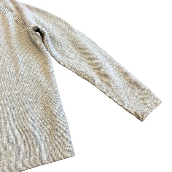 J. Crew Always Light Blue Merino Wool Pullover Sweater Mock Neck Cozy Sz Small - Picture 6 of 12